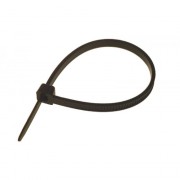 Хомут (стяжка) пластиковая 4х250мм черный (уп. 100шт)